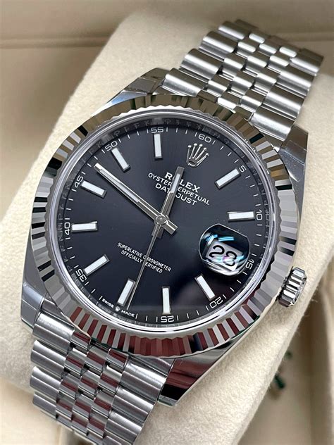 rolex datejust 41 argente jubilee|rolex datejust 41 fluted bezel.